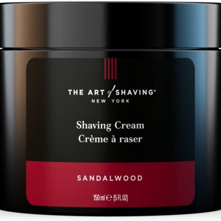 The Art of Shaving Sandalwood Shaving Cream for Men – Protects Against Irritation and Razor Burn – Hydrates and Nourishes Dry Skin – Clinically Tested for Sensitive Skin – 5 oz  Beauty & Personal Care